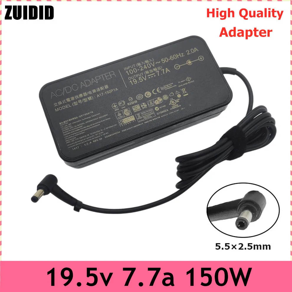 19,5 v 7.7a 5.5x2.5mm 150W A17-150P1A cargador de CA para portátil para Asus GL503G G53J FX80G G72GX G73GX G73SW G150S fuente de alimentación