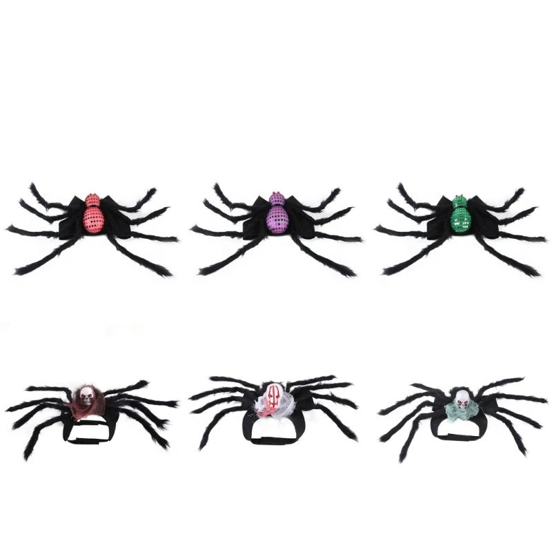 

Small Dog Halloween Costume SpiderCostume Dogs Dress up Party Clothes