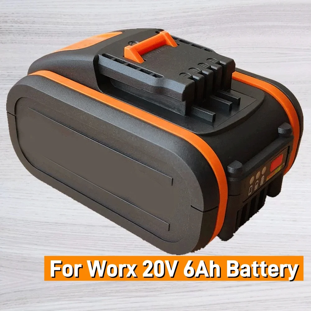 

Для Worx WA3551 6000 мАч аккумулятор 20 В аккумулятор для беспроводного электроинструмента WA3572 WA3553 WX390 WX176 WX178 запасной аккумулятор