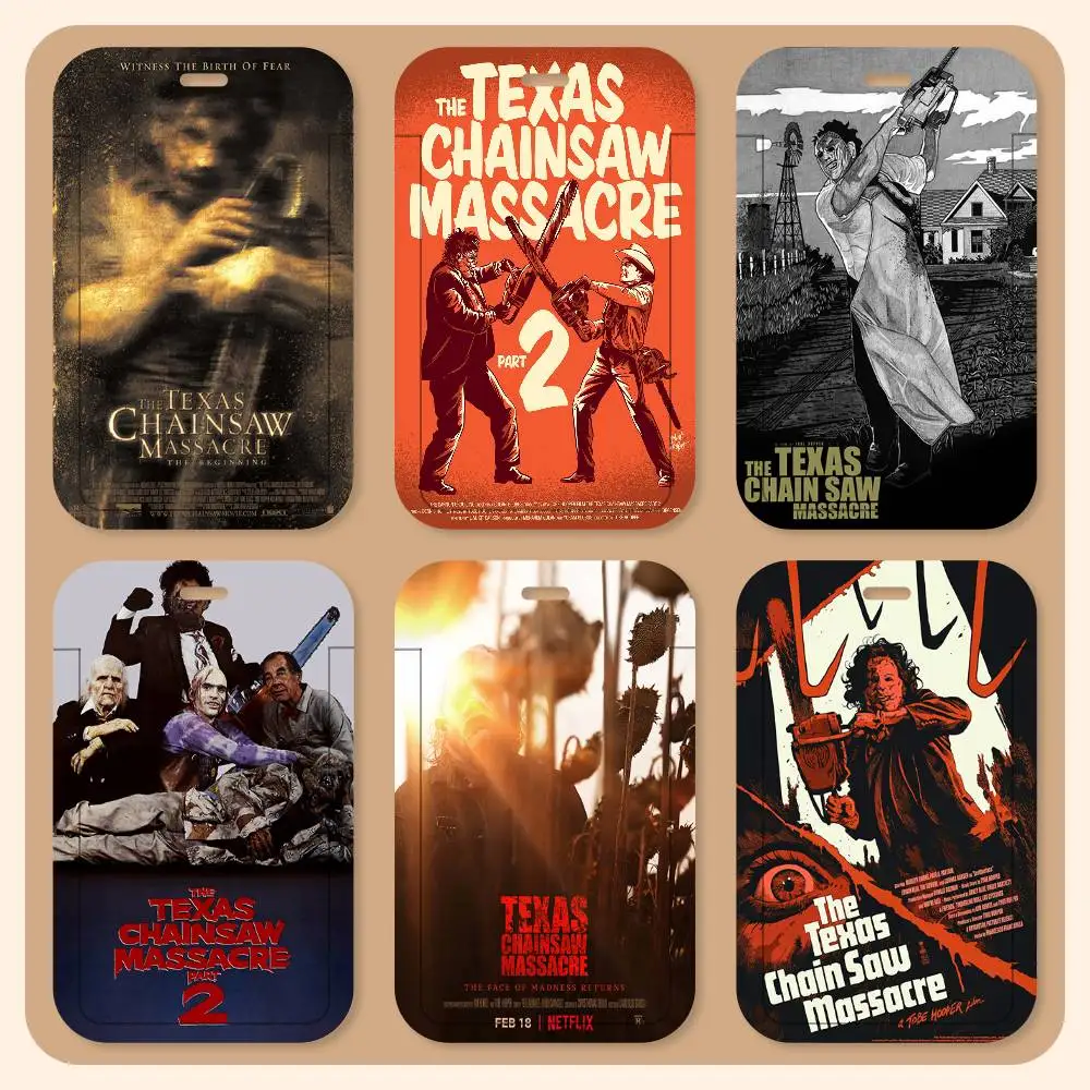

Держатели для карт Game The Texas C-Chain Saw M-Massacre S с ремешком на шею, держатели для студенческих удостоверений, держатели для карт с контролем доступа