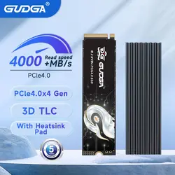 GUDGA SSD M2 NVME PCIE 4 GEN 4 M.2 2280 Pci Express Internal Hard Drive PCIe4.0 X4 4.0 High Speed For DIY Gamer
