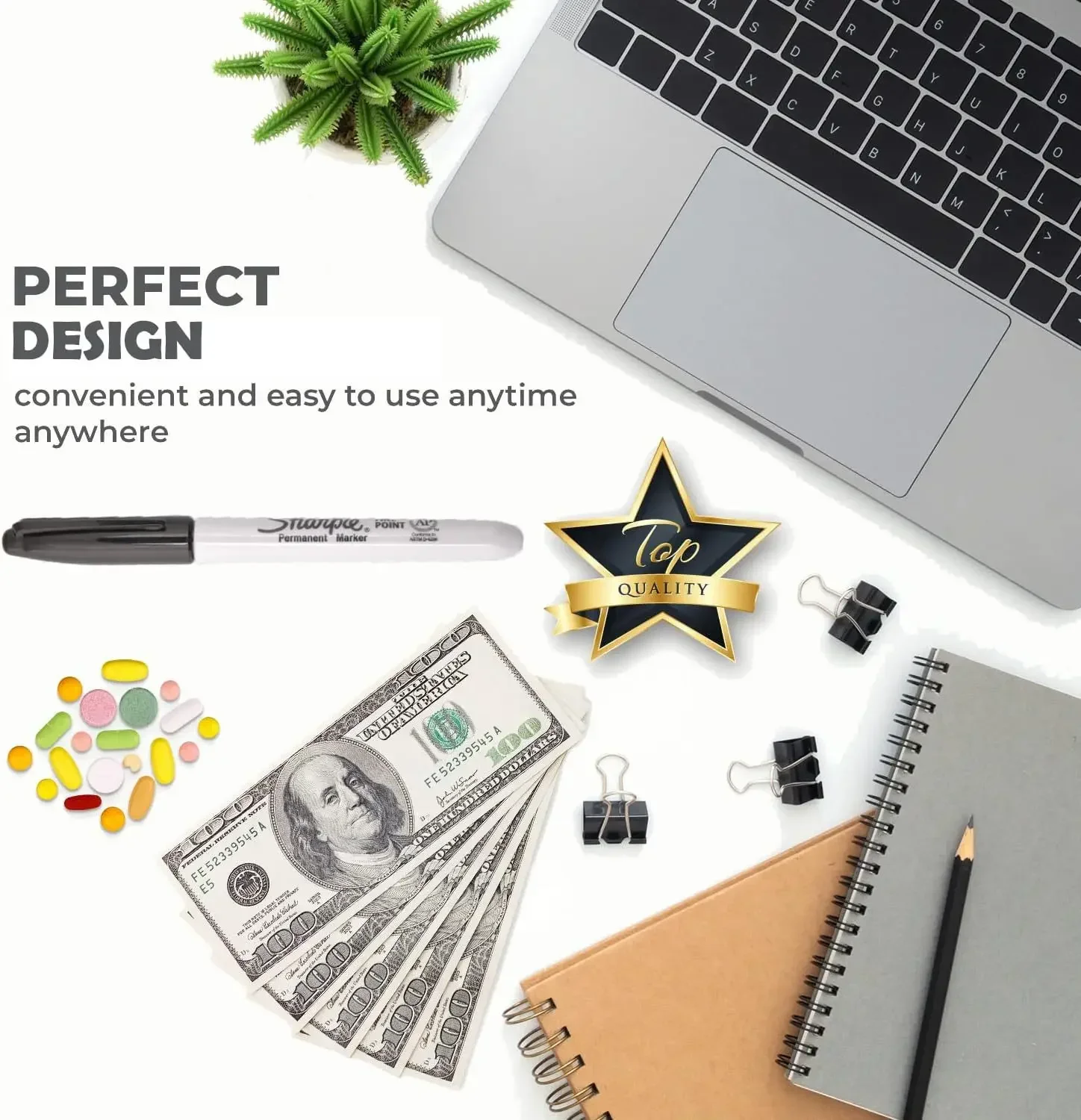 1Pc Concealed Portable Storage Device Fake Marker Car Medicine Box Money Storage Box Fake Pen Plastic