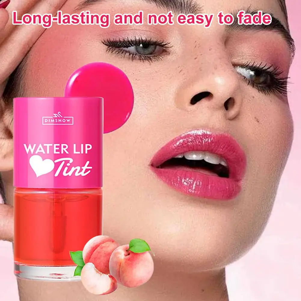 ลิปทินท์ ลิปสติกเนื้อลิควิด และบลัชออน 2 in 1 กันน้ำ พร้อมกระจกในตัว ไม่เหนียวเหนอะหนะ ลิปกลอส เครื่องสำอาง ทาแก้ม ทาตา ลิปทินท์แบบน้ำ K3L8