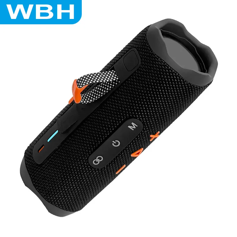 Altavoces Bluetooth WBH con Bajos Mejorados, Altavoz Inalámbrico Portátil para Exteriores, 30 Horas de Duración, Resistente al Agua IP7, Altavoz para Ducha, Bluetooth 5.3