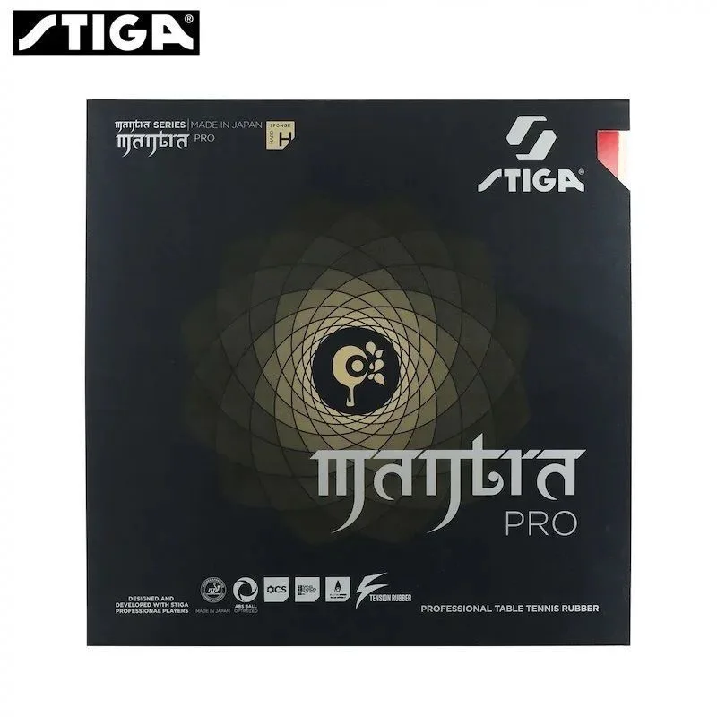 STIGA MANTRA PRO M / H XH Tischtennis-Gummi-Pips-In Offensive Made in Japan Original STIGA Ping-Pong-Schwamm – Detail 8