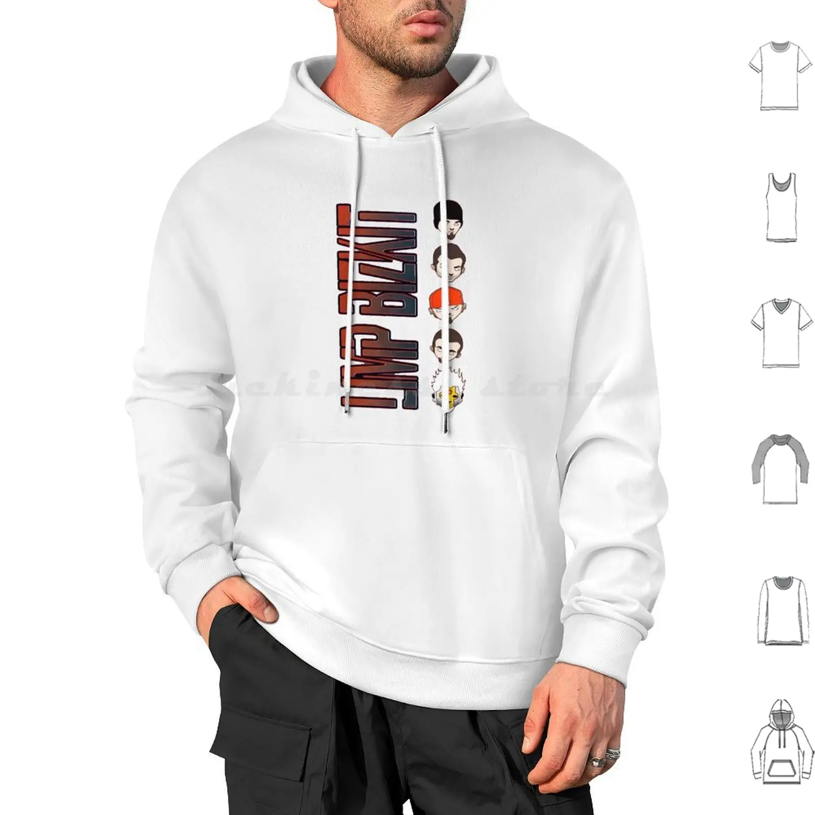 Limp , Limp , Mask Limp Hoodie Cotton Long Sleeve Limp Bizkit Bizkit Limp Limp Bizkit Band Band Nu Metal Rap Metal-image