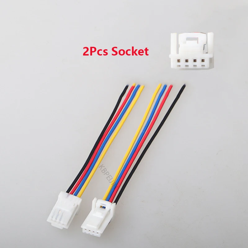 For Nissan March NV200 Qashqai Car Light Socket Wire Harness Connector Accessories 2PC