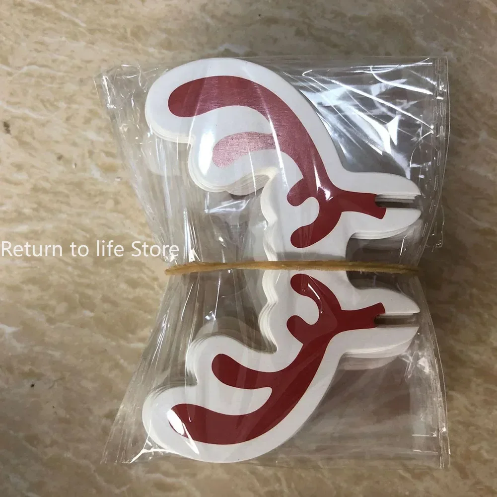 10pcs Christmas Glass Cup Card Santa Claus Hat Wine Glass Decor Ornaments Christmas Decorations Navidad Noel New Year