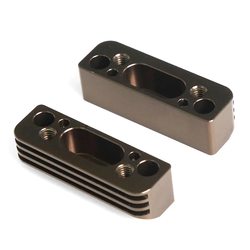 Base de montaje de motor de Metal para Kyosho MP9 MP10 1/8 RC, piezas de mejora de coche, accesorios, 2 uds.