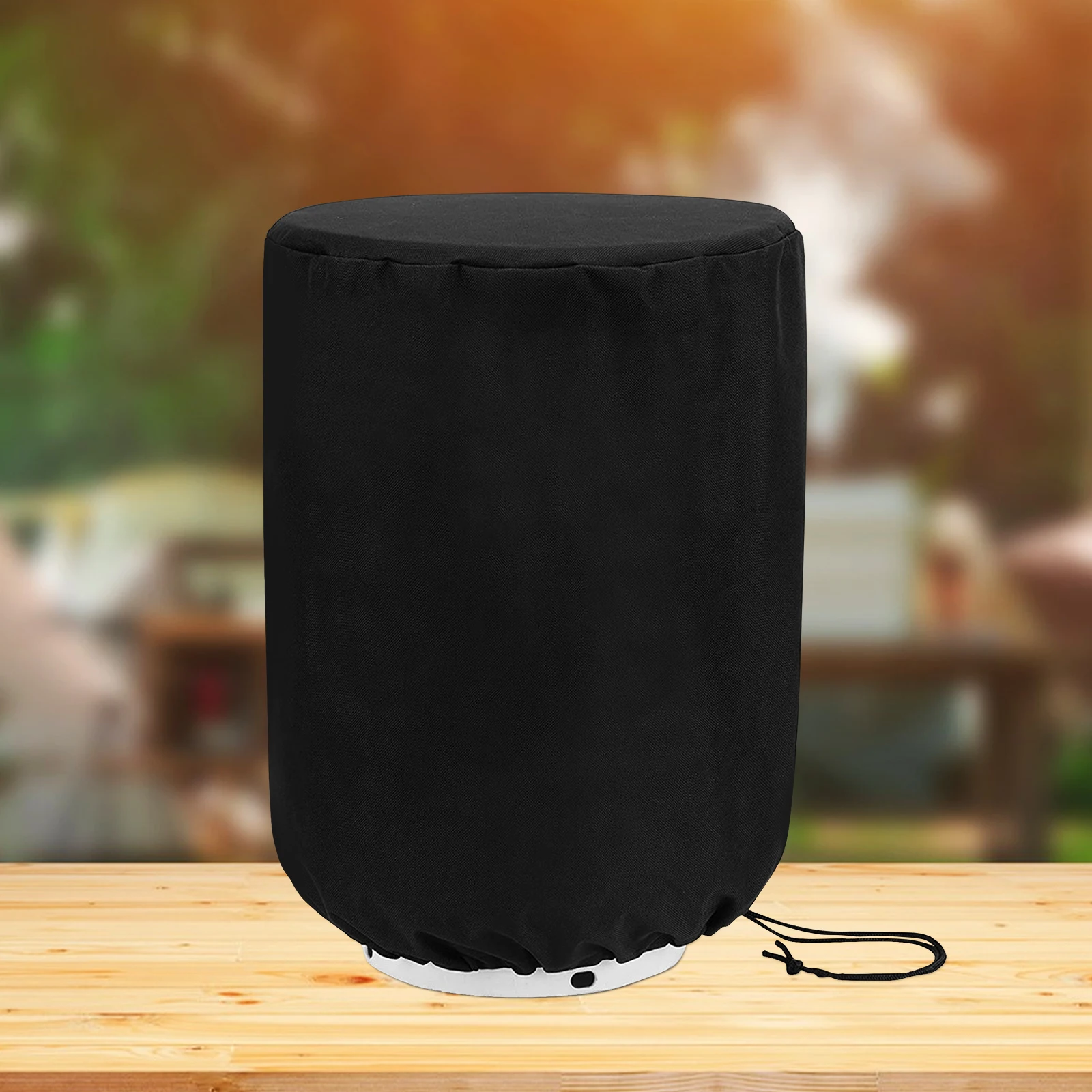 

Gas Tank Cover Dustproof Propane Adjustable Cylinder Covers with Drawstrings for Dust-proof