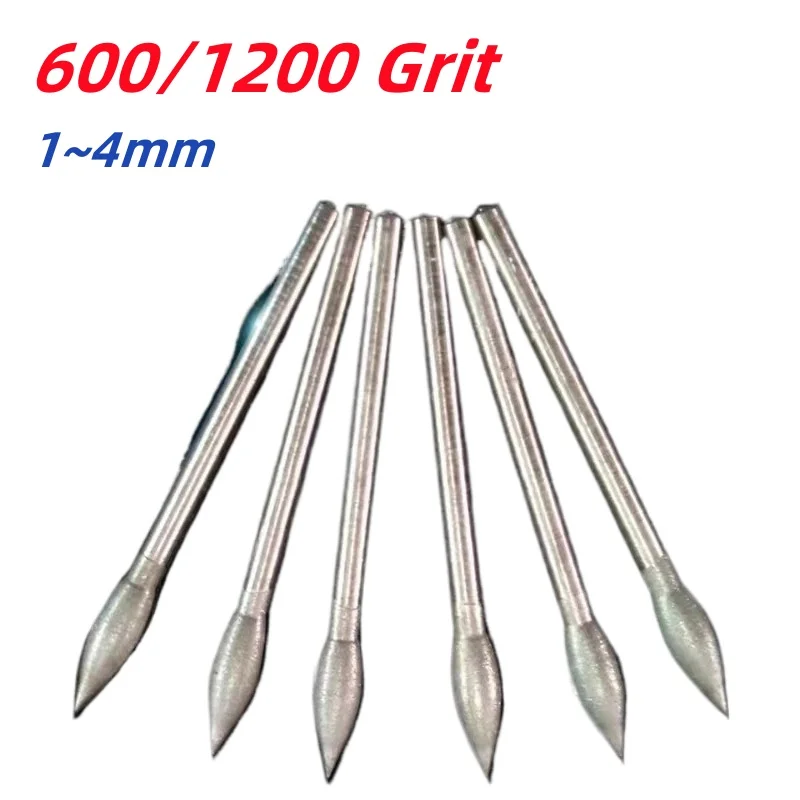 2.35mm Shank Grinding Polishing J Needle Bits Burrs Metal Stone Jade Engraving Carving Tools For Dremel