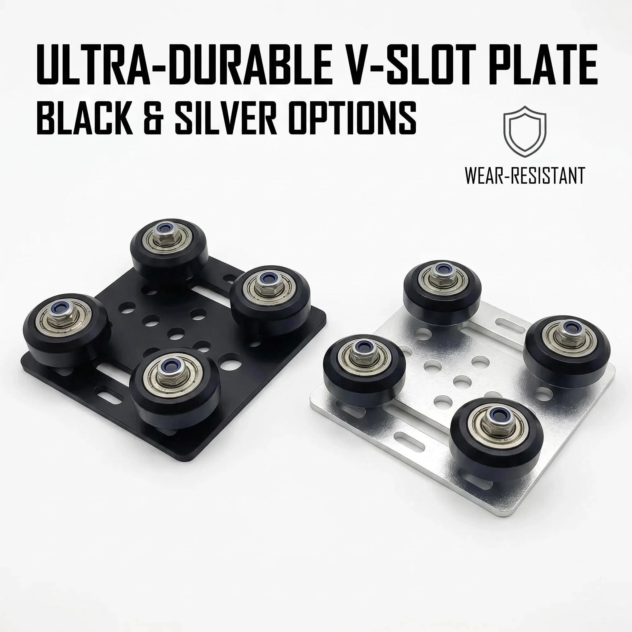 1set 3D Printer Parts V-Openbuildd Wheels V Gantry Plat Set Special Slide Plate Pulley For 2020 /2040 V slot Aluminum Profiles