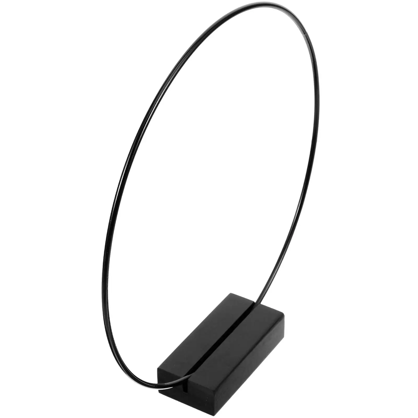 

Metal Wreath 20cm Black Wood Base Floral Hoop Hoop Centerpiece With Stand Centerpieces Wedding Table Decor Craft Supplies