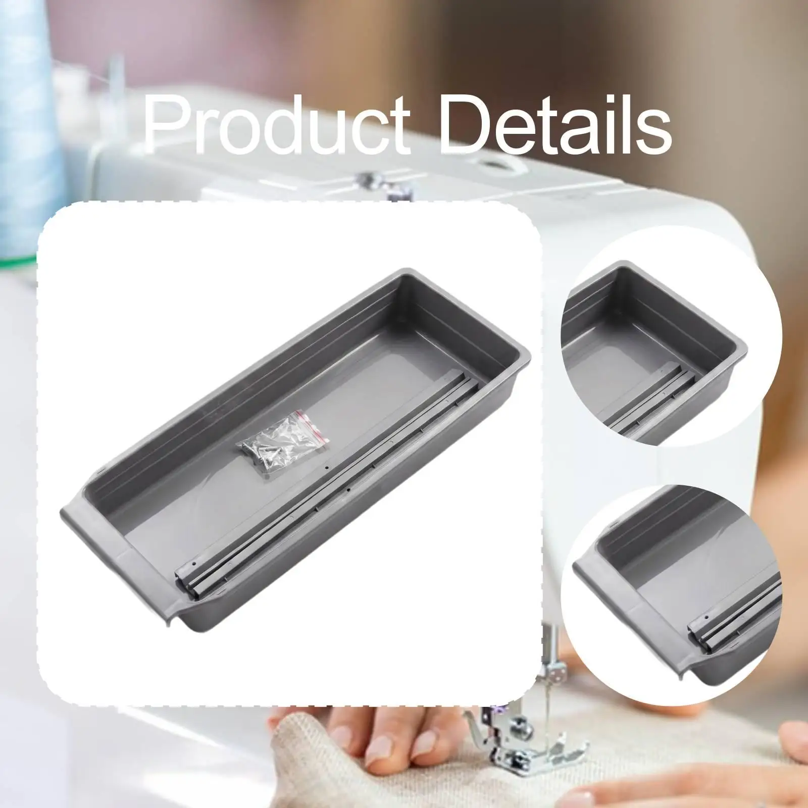 Industrial Sewing Machine Drawer Organizer Heavy Duty Sturdy Equipment Replacement Portable DIY Sliding Convenient Container