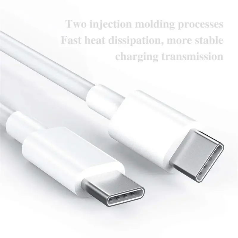 10-50PCS USB Type C To USB C Fast Charging Data Cable For Iphone 15 16pro Huawei Samsung Xiaomi Quick Charger Cord Line 1M 2M - náhled 6
