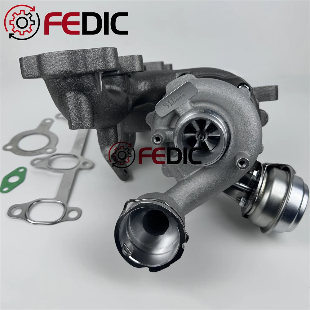 

GT1749V 720855 716216 712078 Turbo charger for Audi A3 Seat Leon Skoda Octavia VW Bora Golf 1.9 TDI 96 Kw ASZ MFS Turbocharger