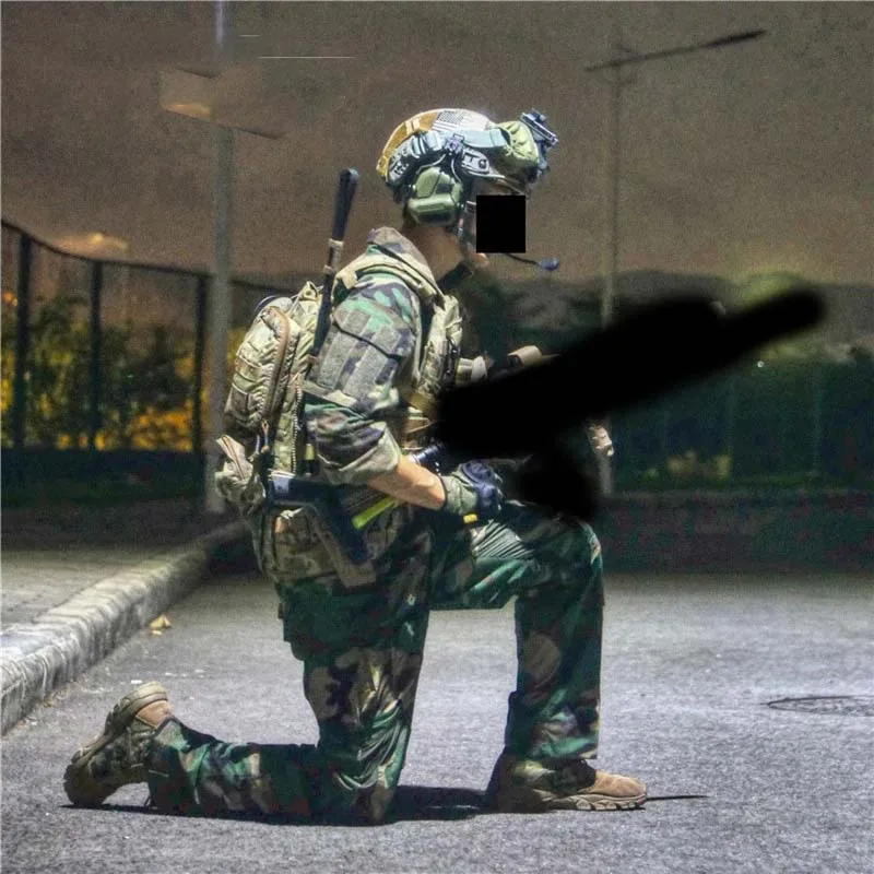 AUKU G3 Taktische Hose Camo Jagdhose Multicam Herren Duty Cargohose Training Schießhose Herrenbekleidung Wasserabweisend – Detail 23