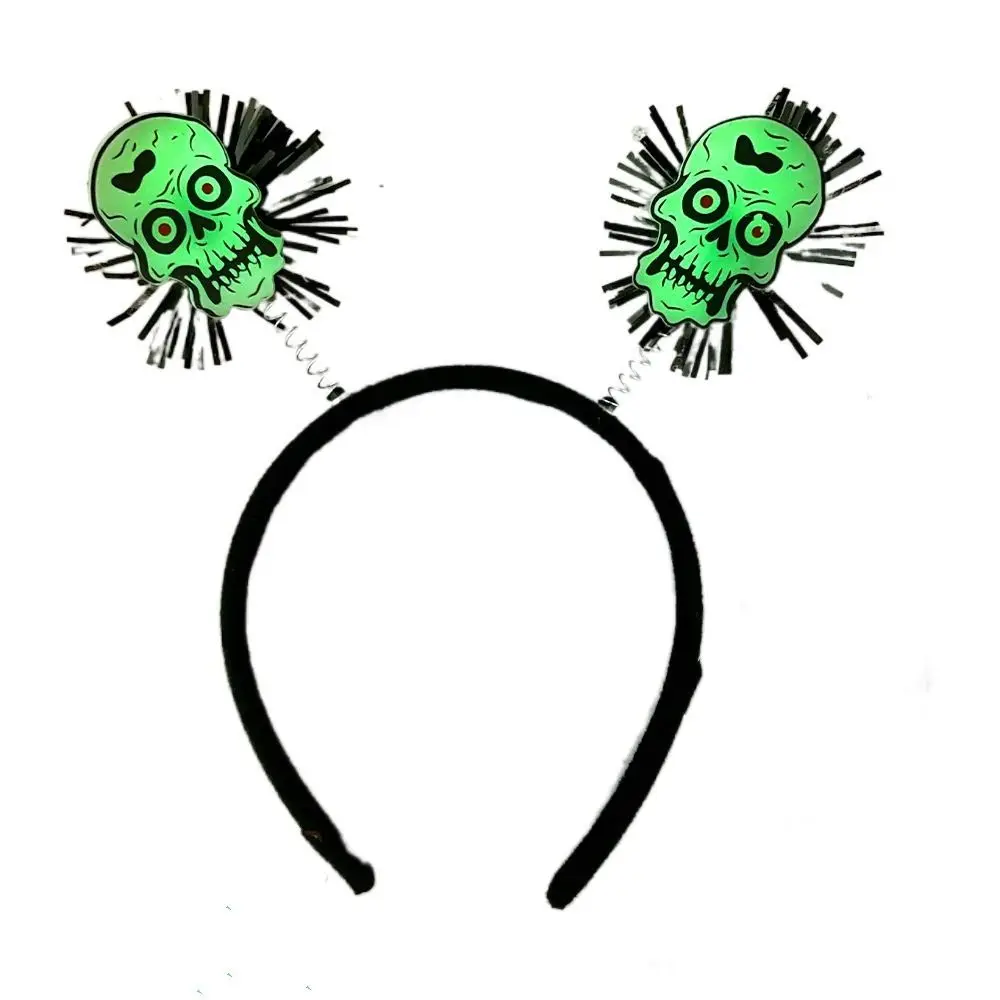 

Creative Skull Halloween Headband Halloween Decoration Headdress Bat Hair Hoop Headwear Halloween Dress Up Ghost Headband Party