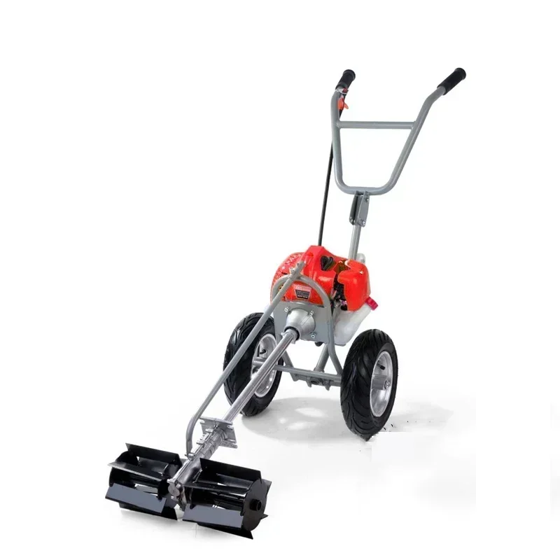 Portable Small Multifunctional Hand Push Lawn Mower 4-Stroke Powered Land Reclamation And Soil Loosening Lawn Mower Farming2.5kW