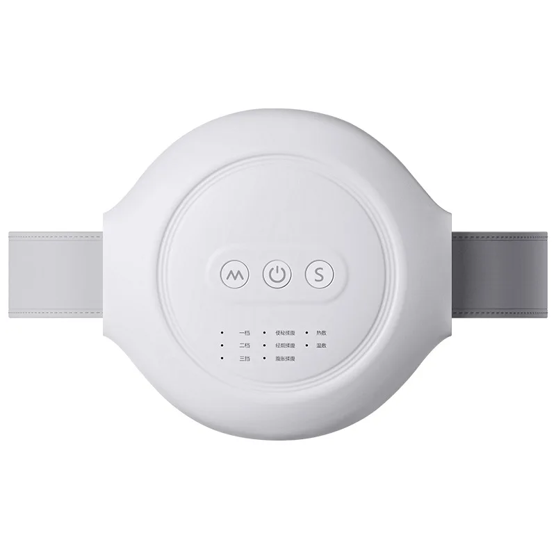 Home Electric Abdominal Massage ToolVibration Heating Function Automatic Belly Massager Portable Body Relaxation Care Instrument