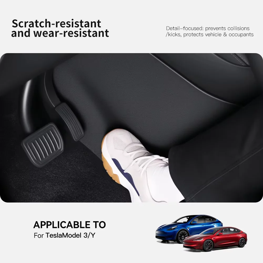YZ Car Center Console Two Side Panel Anti Kick Pad Protector For Tesla Model 3 Y Highland Juniper 2026 TPE Anti-dirt Protective