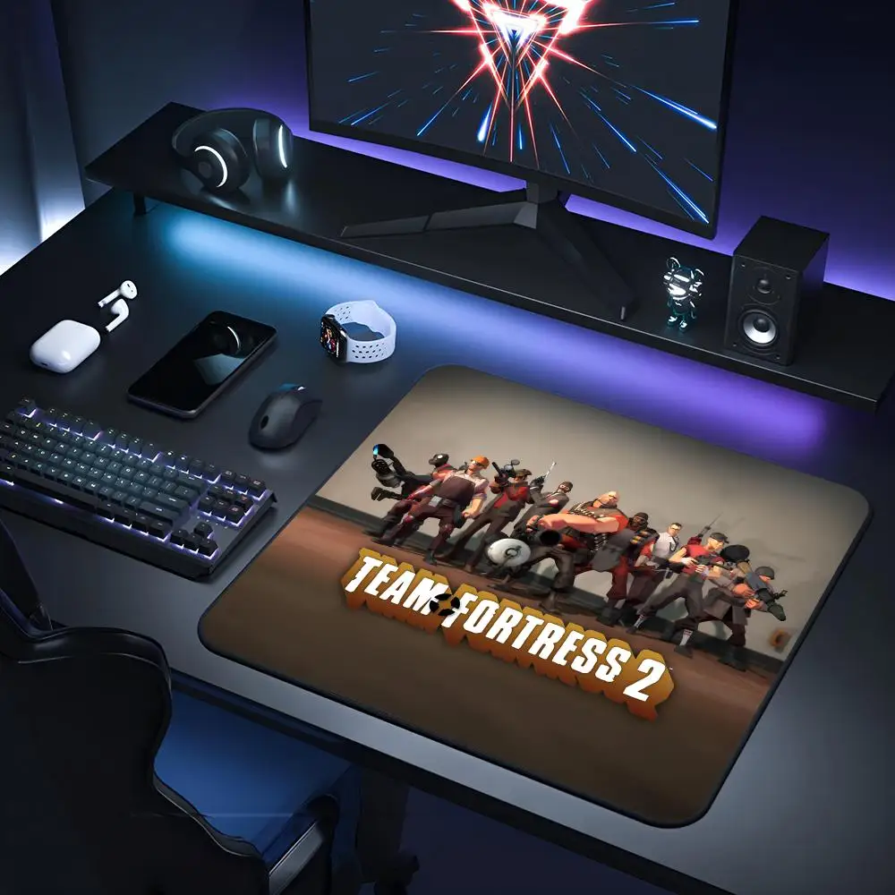 Team Fortress 2 Mouse Pad Gaming Laptops Keyboard Mat Deskmat Pc Accessories Desk Protector Mousepad Gamer Mats Anime Mause Pads