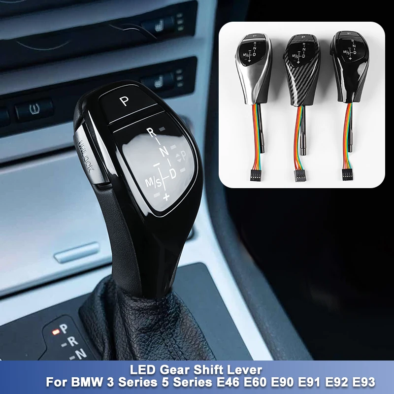 

LED Gear Shift Knob for BMW 1 3 5 Series E90 E60 E46 E39 E53 E92 E87 E93 E83 X3 E89 Car Accessories