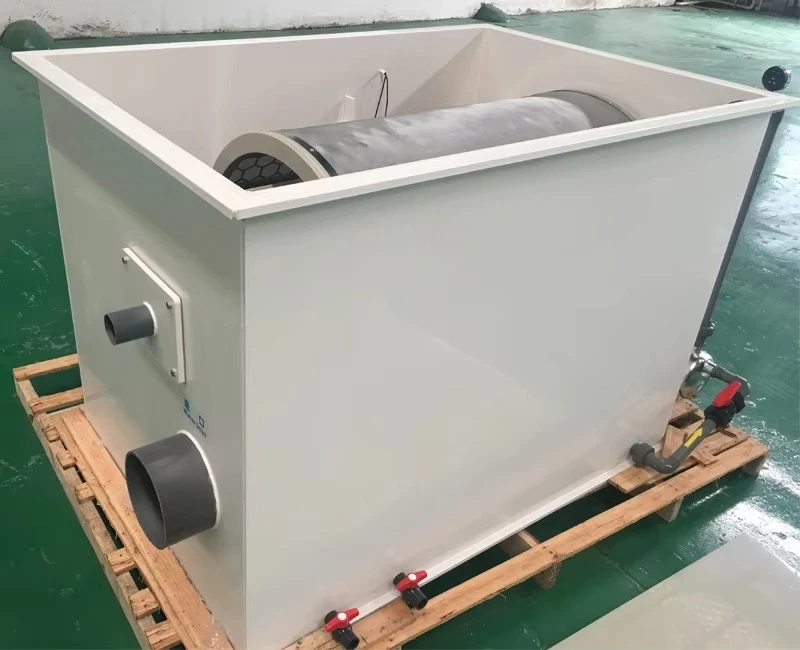 Industrial Environmental Aquarium Bio Fish Farm Equipment Vacuum Rotary Drum Filter System
