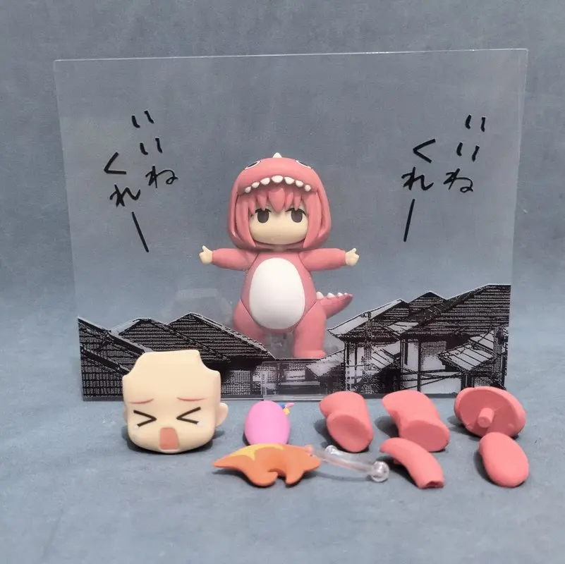 Anime Action Figure Bocchi The Rock Figur Q-Version Hitori Bocchi Figur Modell Desktop Ornament Geschenk Clay Mann Dinosaurier Spielzeug