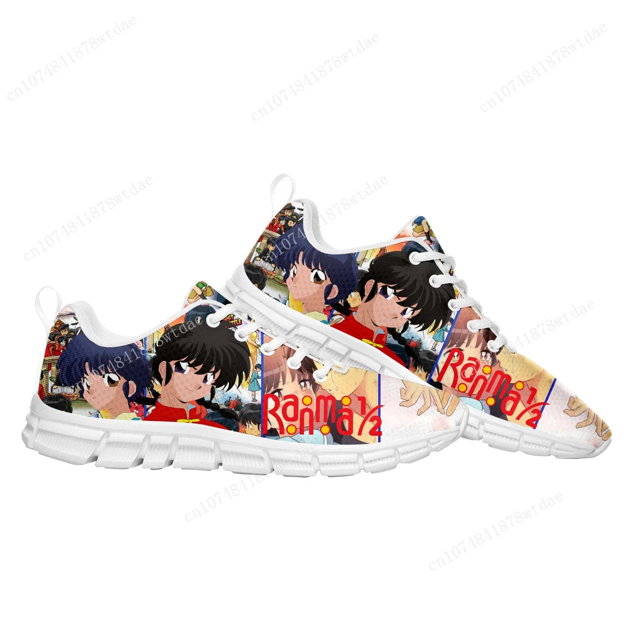 Ranma 1/2 Sports Shoes Mens Womens Teenager Kids Children Sneakers Tendo Akane High Quality Manga Comics Sneaker Custom Shoe