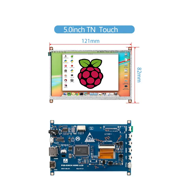 Imagem -03 - Portátil Hdmi Touch Screen Kit Caixa do Computador Secundário Ips Gaming Split Screen Raspberry pi Jetson Nano