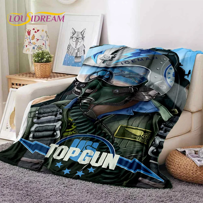 

Top Gun Sign Tom Cruise Fighter Soft Flannel Blankets,Throw Blanket Comfortable Blanket for Picnic Beds Sofa Home Bedroom Gifts