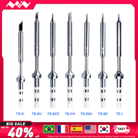 Ts101 Ts100 Soldering Iron Tips Original Specific Replacement 7 Types For Soldering Iron Iron Soldering Accessory