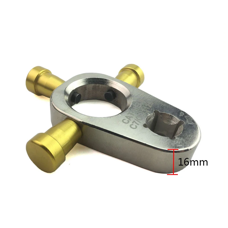 

Solenoid Valve Disassemble Disassembly Wrench Common Rail Injector Nozzle Adapter Repair Tool Suitable For Carter C7 / C9 / 3126