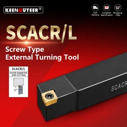 SCACR0808 SCACR1010 SCACR1212 SCACR1616 SCACR2020 External Turning Tool CNC Cutter Bar SCACR SCACL  Lathe Bar Turning Holder