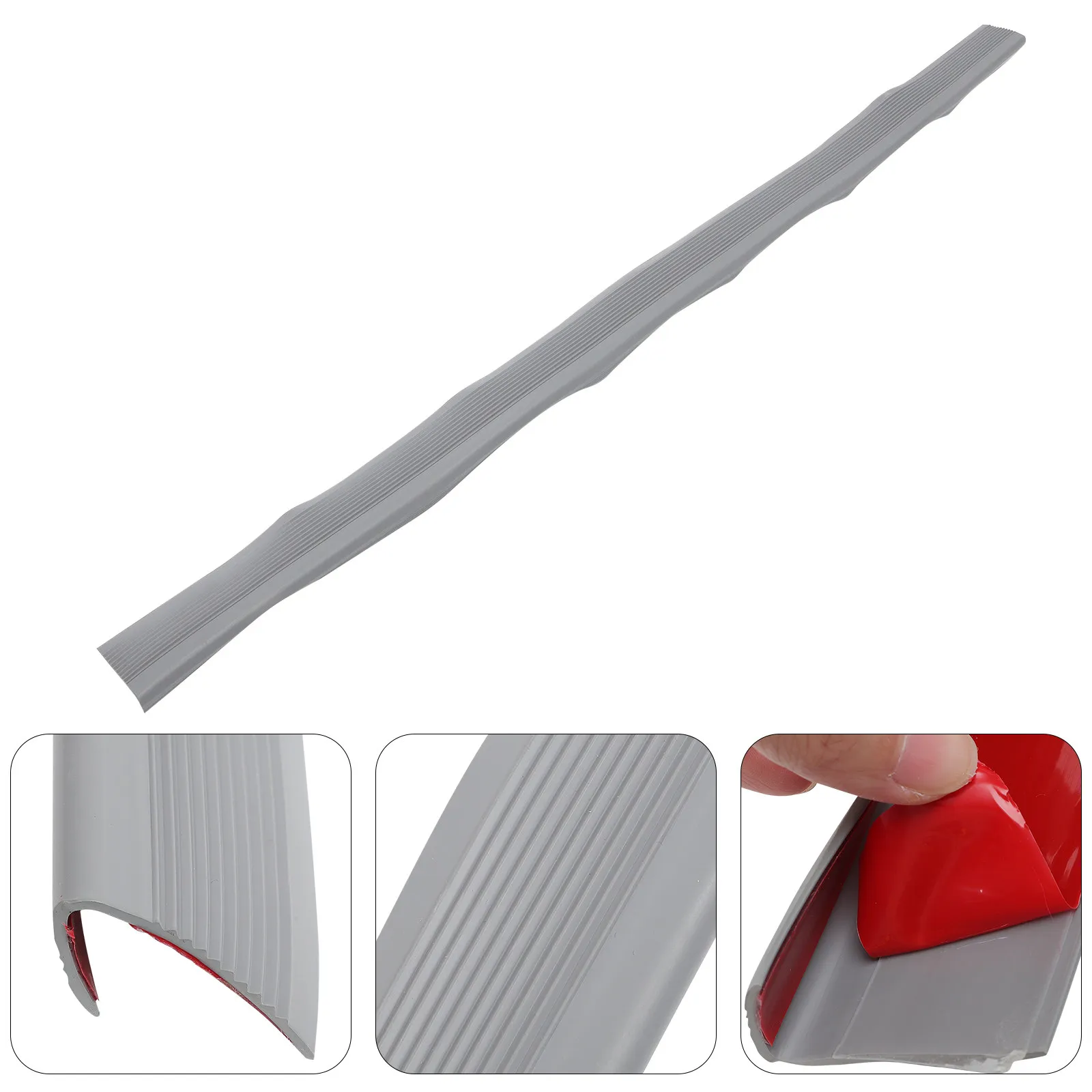 Self-Adhesive Non-Slip Stair Edges Protector Strip for Indoor Outdoor Use Safety Decorative Trim for Wooden Concrete Steps Stair