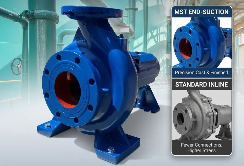 Stainless Steel End Suction Centrifugal Pump for Chemical and Food Industry