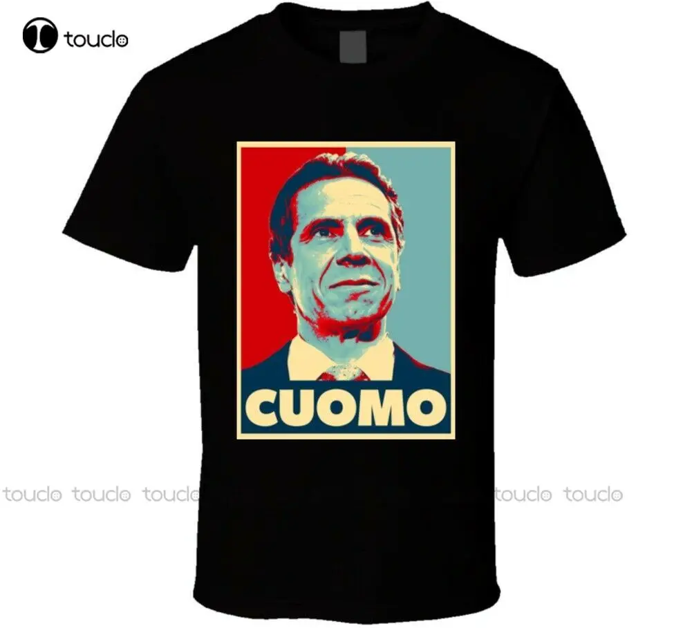 Governor Andrew Cuomo Hope Poster T Shirt Womens Fishing Shirt Custom Aldult Teen Unisex Digital Printing Tee Shirts New Popular