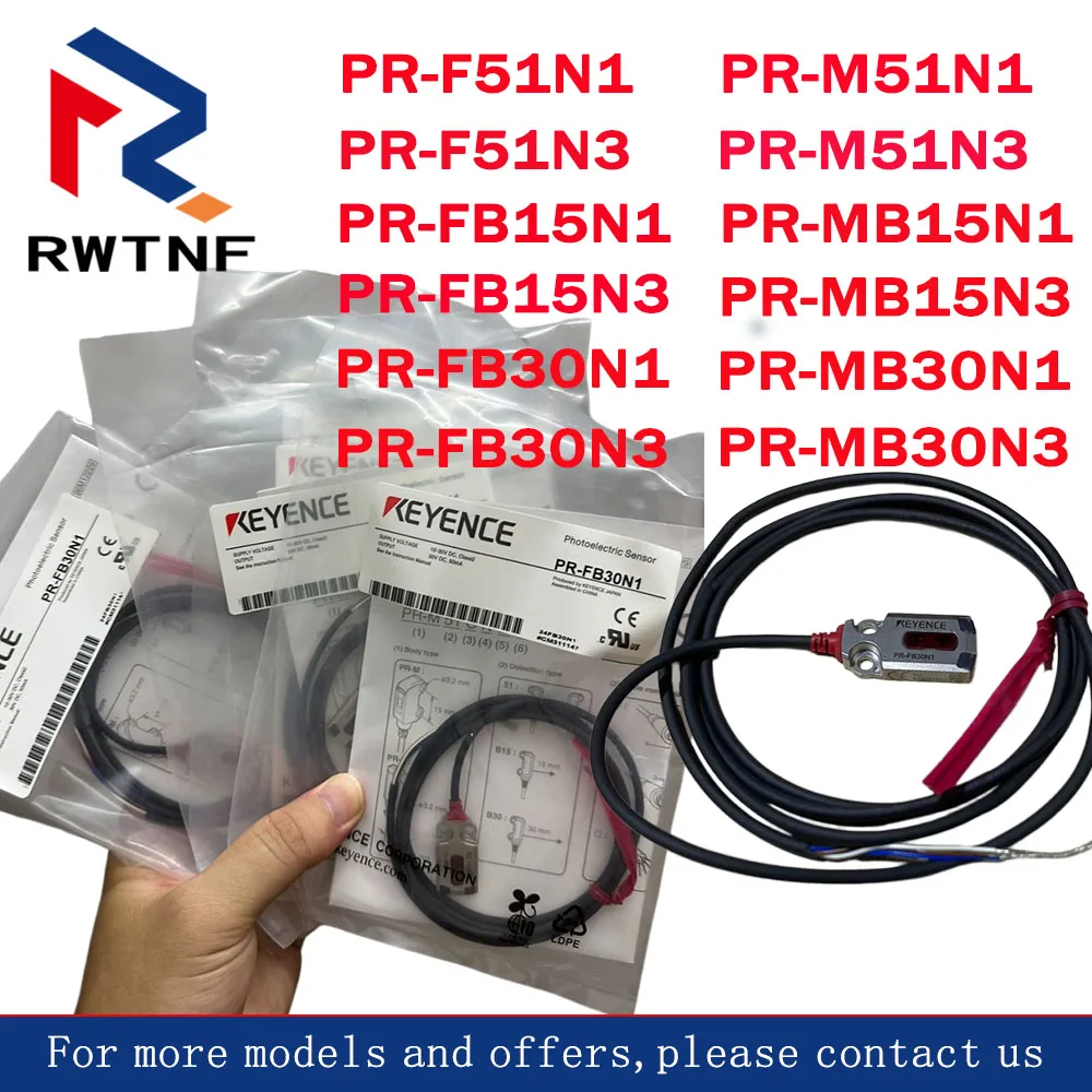 PR-F51N1 F51N3 PR-FB15N1 15N3 30N1 30N3 PR-M51N1 51N3 PR-MB15N1 15N3 30N1 30N3 KEYENCE photoelectric switch sensor
