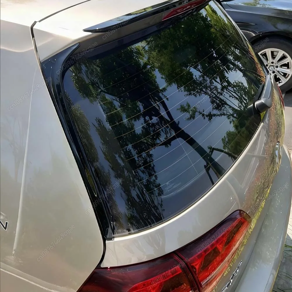 

2Pcs Rear Window Side Trunk Spoiler Canards Splitter Accessories Tuning For VW Golf 7 7.5 MK7 MK7.5 2014 To 2018 ABS Gloss Black