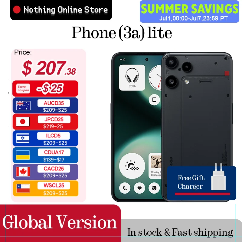 Nothing Phone (3a) lite グローバル 128GB