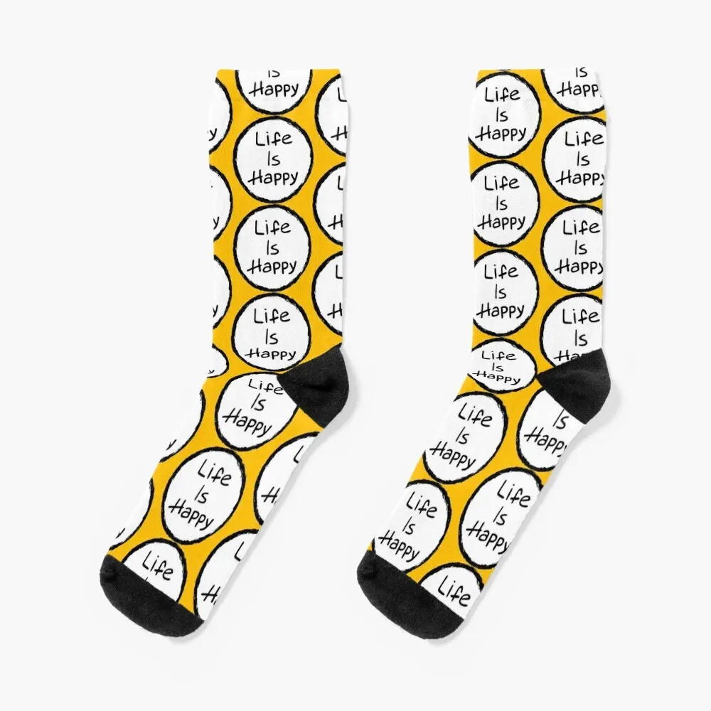 

Life is Happy from Always Sunny Socks funny gifts loose christmas gifts Woman Socks Men's