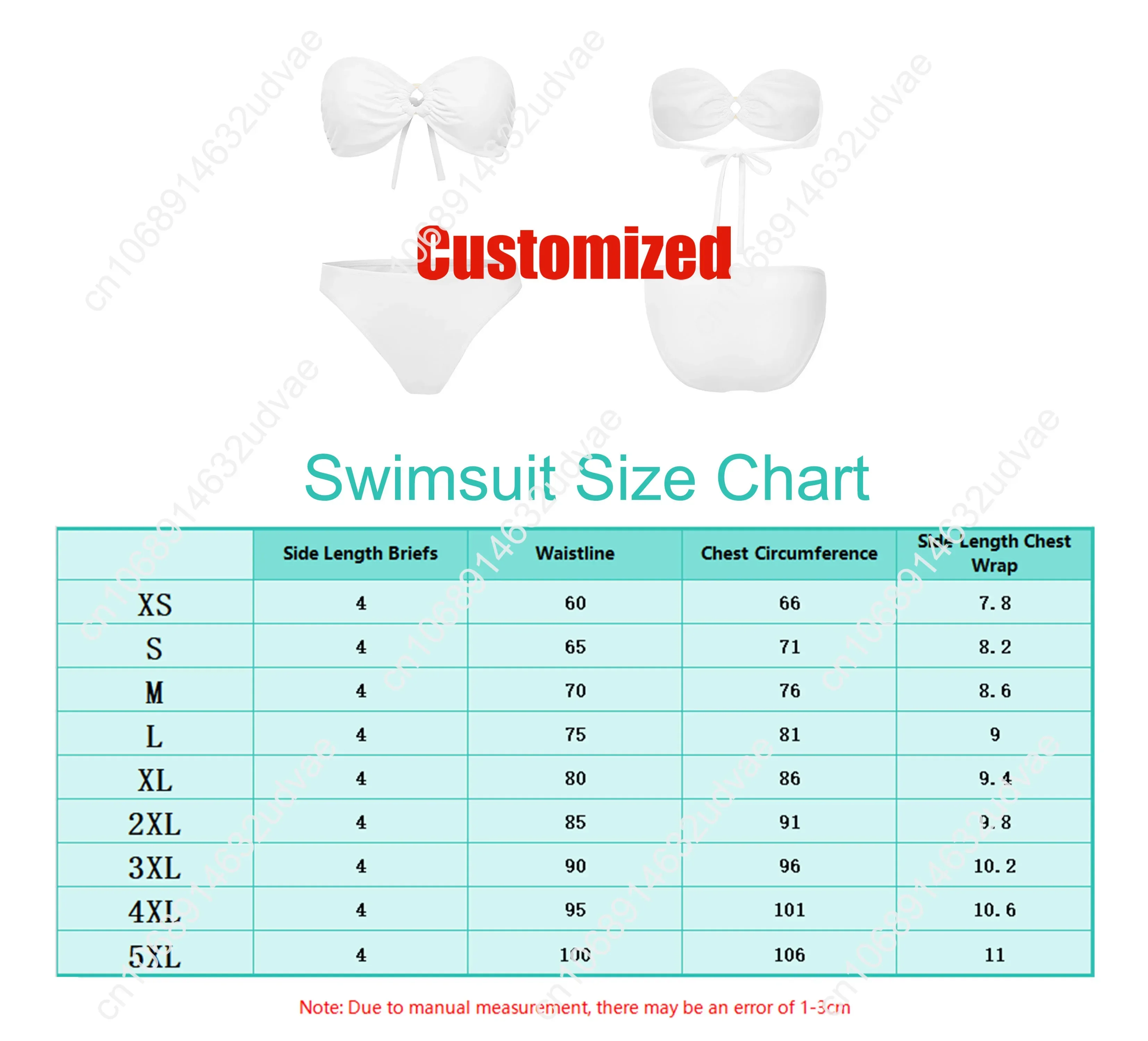 W-Wu Strapless Swimsuit T-Tang C-Clans Womens Bathing Suits Personalized Fashion Swimwear Pool Party Bikini Customize Beachwear - view 6