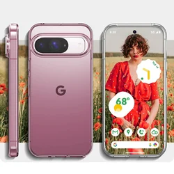 Transparent Ultra Thin Soft Clear Silicone Case For Google Pixel 9A 9 ProXL 8 8A 7 7A 6 6A Pro XL Back Shockproof Cover Shell ﻿