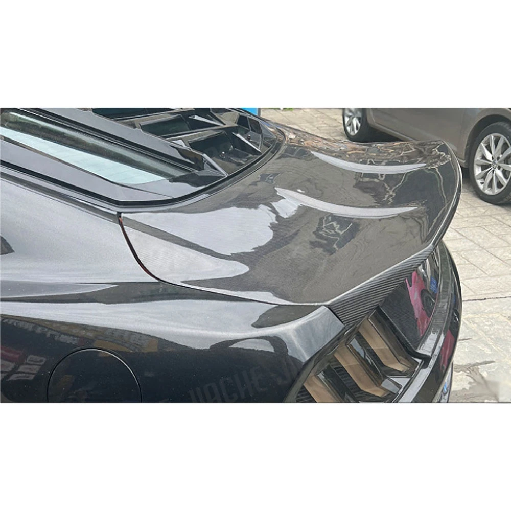 

Carbon Fiber Car Rear Bumper Trunk Lid Body Kit For Ford Mustang 2015-2018 Rear Bumper Guard Cover Plate Panel Cars Accessories