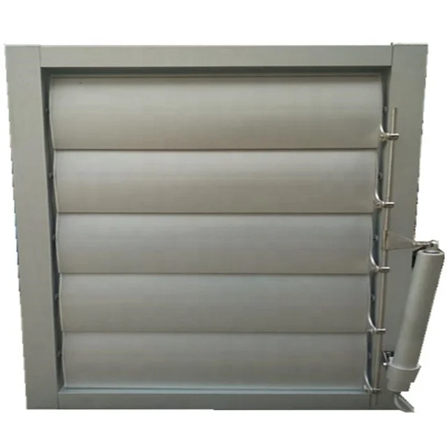 Customization Metal Moveable Louver Window Adjustable Window in PVDF Coating