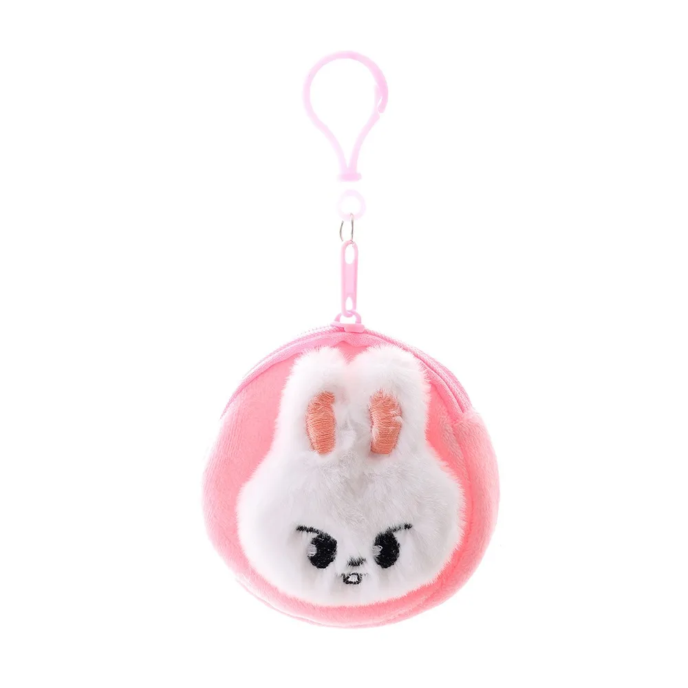 Stray kids headphone bag, SKZOO cute cartoon animal plush coin wallet, hanging accessories, key storage card bag.