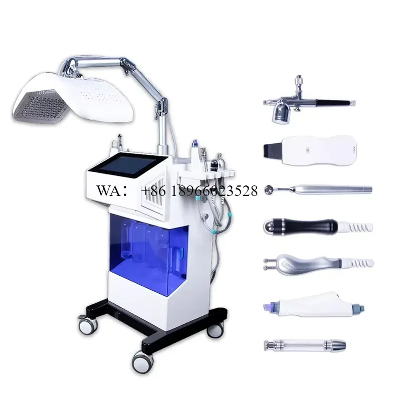 WMWMNU In Stock Aqua 7 in 1 Multifunction Hydrofacials Beauty Hydro Dermabrasion With Detector Microcurrent Facial