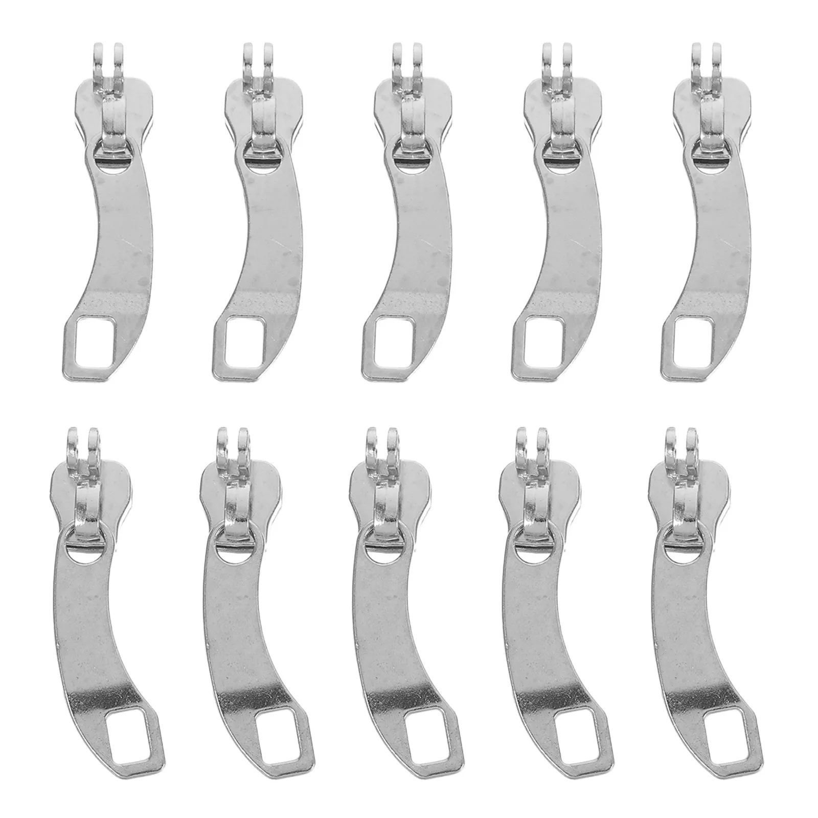 10Pcs Luggage Zipper Pull Replacement Nylon Zipper Universal Fit for Suitcases Backpacks Travel Bags Jacket Zip Repair
