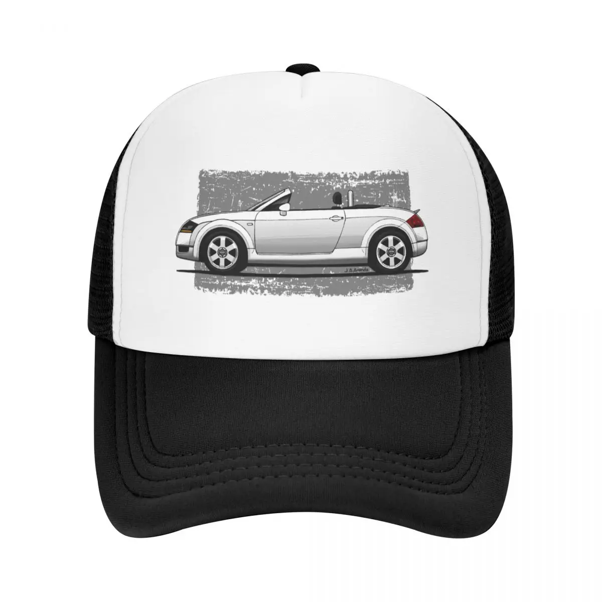 

My hand drawing of the German roadster (transparent) Baseball Cap hats for men Icon Luxury Cap Women's Hats Men's